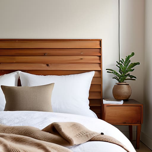 The Scrap Wood Slat Hack headboard.