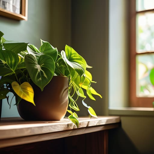 Trailing Pothos: The Living Vine.