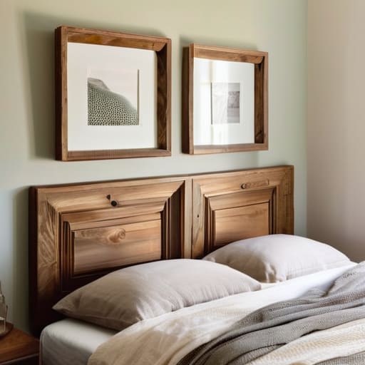 Characterful Upcycled Vintage Doors in a room.