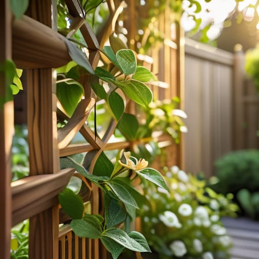 Guide on how to build a garden trellis.