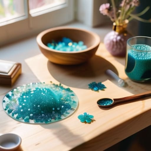 Guide to resin crafts for beginners.