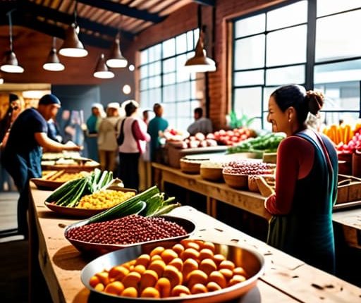 How food markets became social spaces.