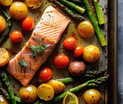 Easy simple sheet pan dinners.