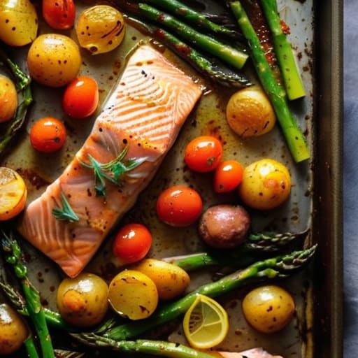 Easy simple sheet pan dinners.