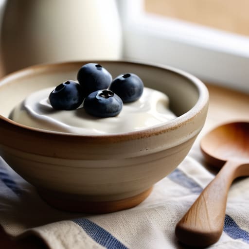 Greek Yogurt with a Dash of Cinnamon.