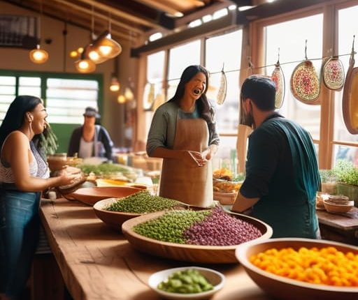 How food markets became social spaces.