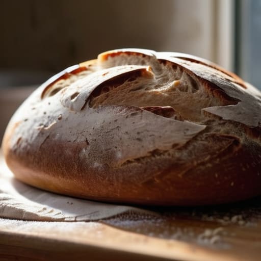 How to bake bread at home easily.