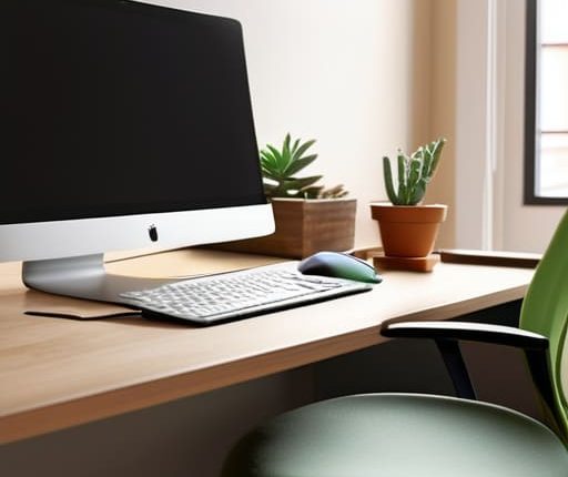 How to set up a desk for long hours.