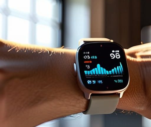 How wearable technology monitors physical health metrics.
