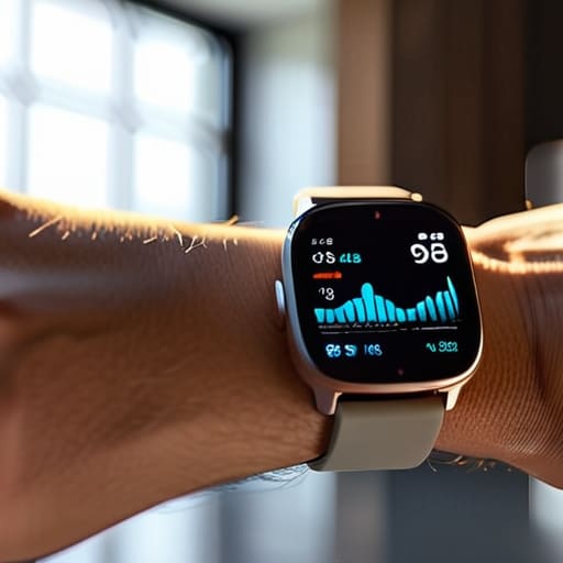 How wearable technology monitors physical health metrics.