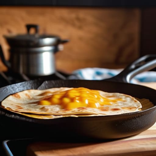 The "Everything in the Pantry" Quesadilla.