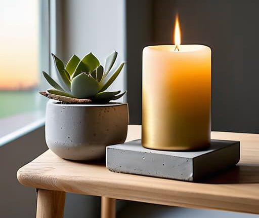 Modern and chic concrete craft ideas.