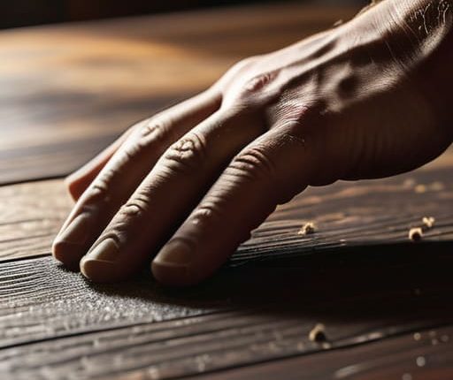 How to fix scratched wood furniture.