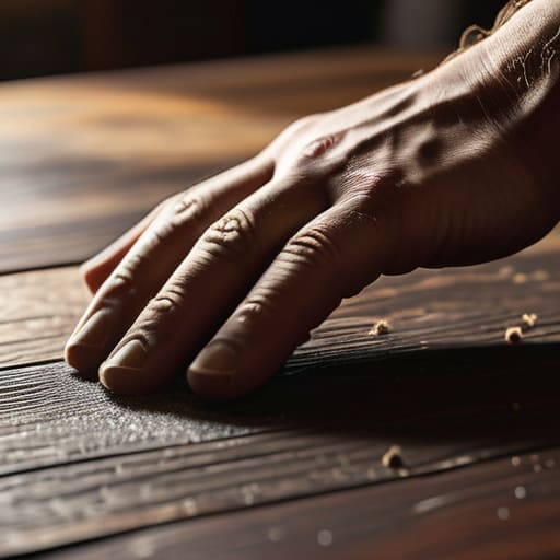 How to fix scratched wood furniture.